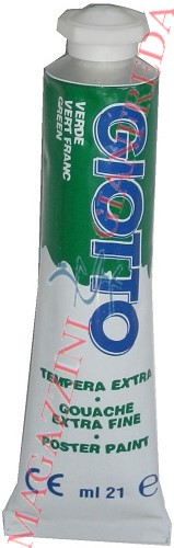 GIOTTO TEMPERA TUBO ML 21 VERDE